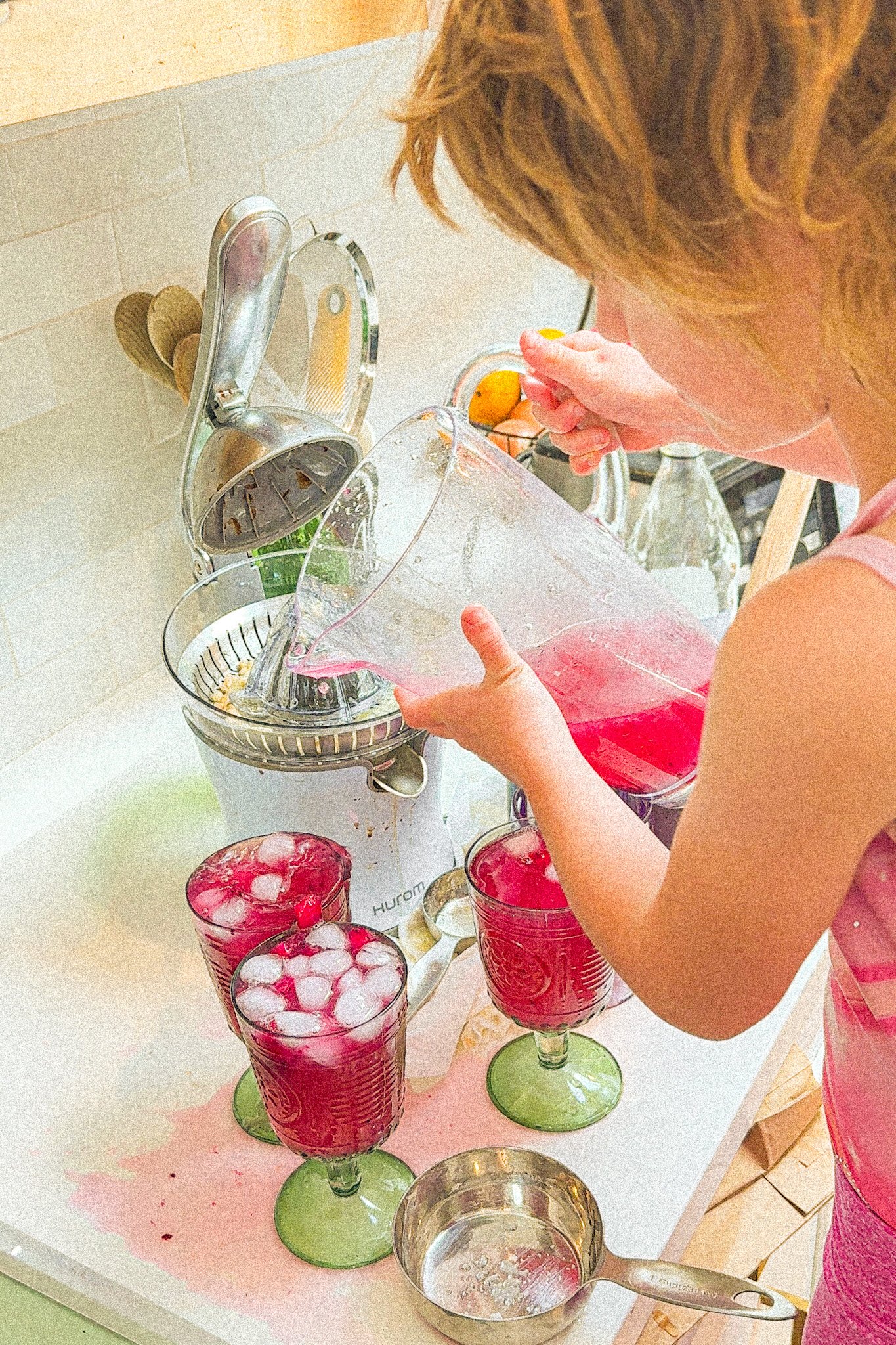 子供向けピンクレモネード – HealthyHappyLife.com