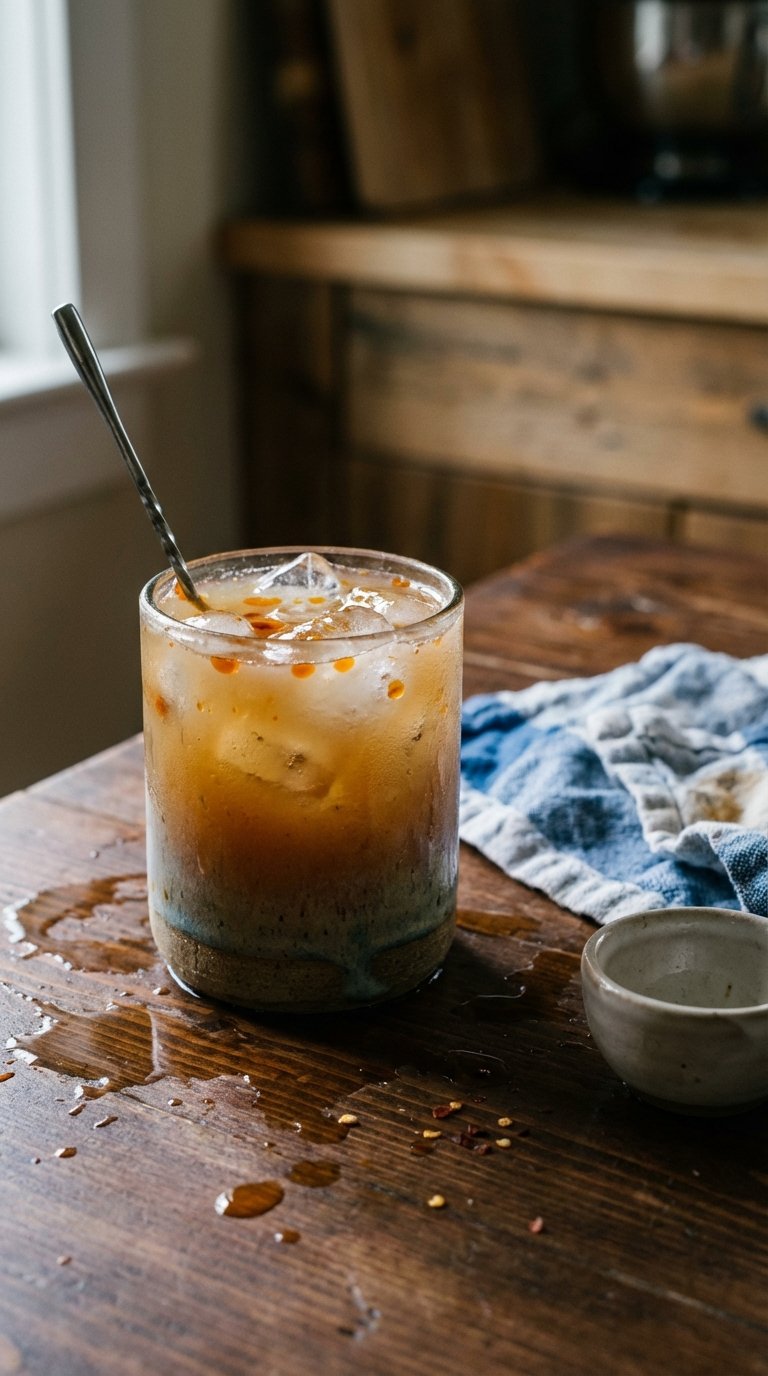 テキーラ、煎茶、パプリカジュース、ラー油