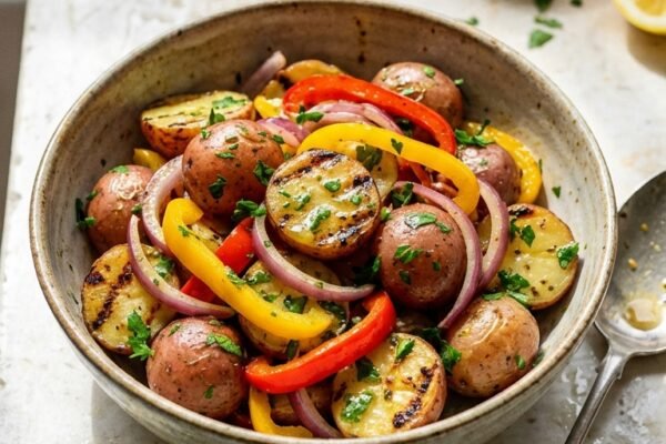 レモンローストポテトサラダのレシピ：夏の料理のサイド