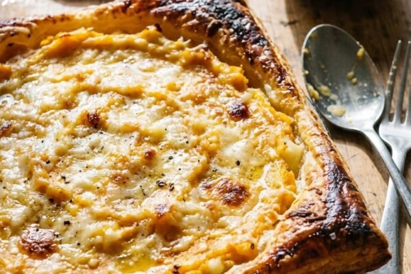 ポテトとパンプキンのパイのレシピ: おいしいイタリアンタルト